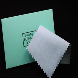 100pcs silver polish cleaning polishing cloth with package silver cleaning cloth wiping cloth of silver jewelry suede maintenance2082