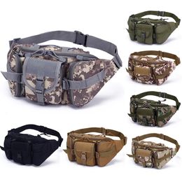Waist Bags Tactical Waist Bag Fishing Pouch Outdoor Hiking LargeCapacity Waterproof Utility Pouch Riding Pockets Hunting Climbing Bag 231026