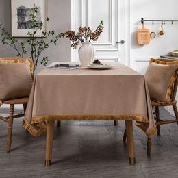 Table Cloth Ordinary Fringes Dutch Velvet Tablecloth Green Dining Luxury Wedding Rectangular Square Trimming Around Soft