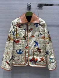 Gu cci женские куртки вельветовая стеганая куртка с меховым воротником дальнобойщик верхняя одежда женская модная одежда осень-зима двусторонняя повседневная уличная одежда винтажное пальто