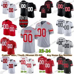 2023 Ohio State Buckeyes Football Jersey Kyle McCord TreVeyon Henderson Marvin Harrison Jr. Xavier Johnson Devin Brown Emeka Egbuka Cade Stover Luke Montgomery