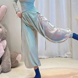 Stage Wear Women Ballet Dance Pants Sport Yoga Modern Classical Practise Lantern Wide Legs Hip Hop Tracksuit