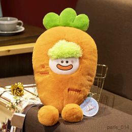 Stuffed Plush Animals Simulation Vegetable Soft Doll Plush Toys Cartoon Carrot Eggplant Plush Kids Plush Doll Toys Xmas Gifts