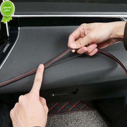 New 2 Meters Car Interior Moulding Trim Strip PU Leather Door Dashboard Braid DIY Decor Line Strip Sticker Universal Car Accessories