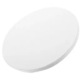 Take Out Containers Round Serving Tray Birthday Cake Boards Household Drum Mousse Decors Party Bases White