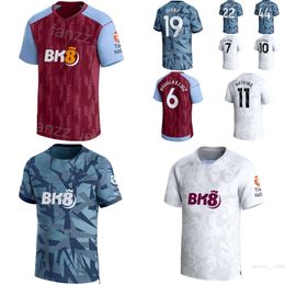 Club Team 23 24 Soccer Aston Villas 14 Pau Torres Jerseys 12 Lucas Digne 19 Moussa Diaby 11 Ollie Watkins 6 Douglas Luiz 1 Emiliano Martinez Football Shirt Kits Uniform