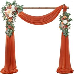 Decorative Flowers Artificial Wedding Arch Kit For Ceremony Bouquets And Reception Backdrop Decoration DIY Garden Craft Art Decor