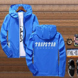 Trapstar London tops Work Wear Men's Down Jacket Coat Winter Working Clothes for Cardigan Long Coat Worki212C