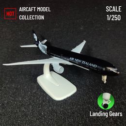 Aircraft Modle Scale 1 250 Metal Aviation Replica 20cm Zealand B777 Aircraft Model Airplane Miniature Xmas Gift Kids Toys for Boys 231026