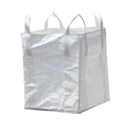Белые тонные мешки, четыре подвесных мягких поддона, контейнерные мешки, мостовая предварительная загрузка, упаковочные мешки