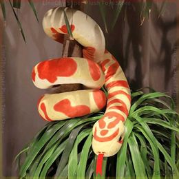 Stuffed Plush Animals Simulation Cartoon Plush Toys Long Stuffed Animal Snake Decor Kids Boys Funny Gifts