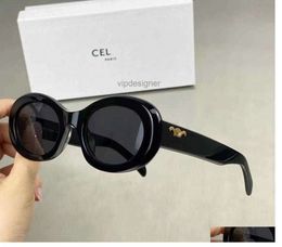 Sunglasses Retro Cats Eye For Women Ces Arc De Triomphe Oval French High Street Drop Delivery Fashion Accessories Dhpbg25955