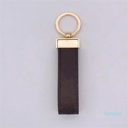 Chain Car Ring Women Holding Bag Pendant Charm Accessories Leather Metal keychains with Boxes
