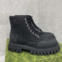 Couro Homens Mulheres Designers Rois Tornozeleira e Bota Militar Inspirado Botas de Combate Nylon Bouch Anexado ao Tornozelo 35-47