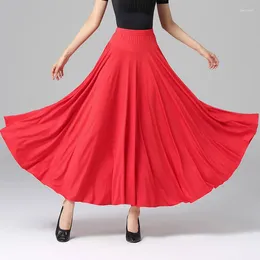 Stage Wear Ballroom Dance Big Swing Skirt National Standard Long Social Practise Square