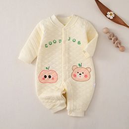 Rompers Rompers for baby girls boys 100% Cotton fall Winter bodysuit one pieces baby girl clothes Jumpsuit fasion outfit 231025