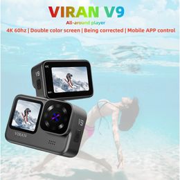 Weatherproof Cameras 4K Portable Action Camera WiFi Remote Control With Colour Screen Antishake IP68 Waterproof Camcorder Drive Sports Video Recorder 231025