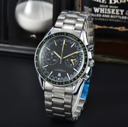 luxury mens Watches wristwatch man Stainless steel Sapphire Luminous Rubber Strap Business Wristwatch
