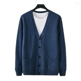 Men's Sweaters Arrival Super Large Autumn Men Fashion Casual Cardigan Computer Knitted V-neck Sweater Plus Size M L XL 2XL 3XL 4XL 5XL