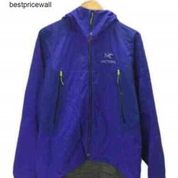 Men's Hoodie Jackets Arcterys Designer Coats ARC'TERYS Mountain Parka M Size Blue Purple 10371-56459-12 11 HBV0