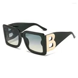 Sunglasses Brand Designer Design B Luxury Fashion Women's Glasses Large Square Uv400 Men's Eyes