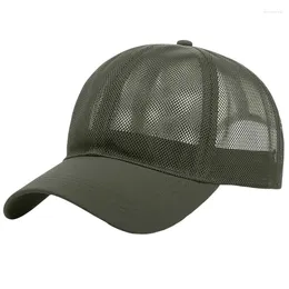 Ball Caps Full Mesh Breathable Sunscreen Baseball Cap Summer Comfortable Quick Dry Adjustable Circumference Visors For Men Women