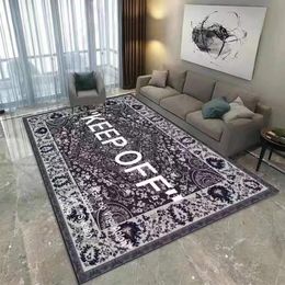 KEEP OFF Rug Designer Rug Carpets Recreation Room Rug Home Decoration Carpet Dining Room Living Room Bedroom Floor Mat Hypebeast room decor designer