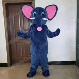 2024 Adult size Elephant Mascot Costumes Halloween Fancy Party Dress Cartoon Character Carnival Xmas Advertising Birthday Party Costume Unisex Outfit