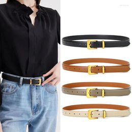 Belts Fashion Luxury Design Belt For Women Versatile Jeans Dress Accessories Girdle Gothic Retro Leather Pin Buckle Waistband