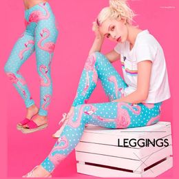 Yoga Outfits Flamingo Printed Pants Women Leggins Sport Fitness Leggings Sports Wear For Gym