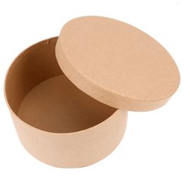 Take Out Containers Present Accessory Round Cake Box Flower Bouquet Accessories Kraft Paper Cookie Case