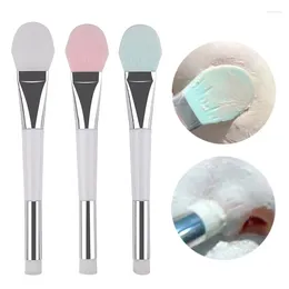 Makeup Brushes 1pc Double Ended Masks Brush Silicone Soft Cosmetic Mud Mixing Applicator Facial Skin Care Mask Beauty Tools