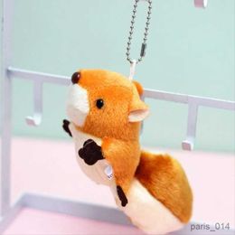 Stuffed Plush Animals 13CM Plush Key Toy Keychain Plush Squirrel Bag Pendant Activity Gift Cartoon Squirrel Doll Pet Toy Plush Animal Mini Plush Toy