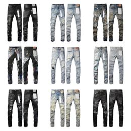 Denim Trousers Mens Designer Jean Men Black Pants High-end Quality Straight Design Retro Streetwear Casual Sweatpants Designers Purple Jeans Joggers Pant 29-40