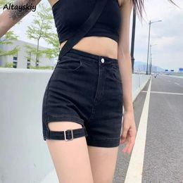 Women's Shorts Denim Women Hollow Out Seductive Designed Daily Cool Korean Style Summer Ladies All-match Modern Temper Simple