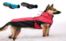 Dog Apparel Clothes For Large Dogs Waterproof Big Vest Jacket Winter Reflective Pet Coat Medium German Shepherd1130811