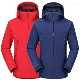 Hunting Jackets Outdoor Men Ski Jacket Cold-Proof Thermal Clothes Can Be Stripped Down Feather Inner Bladder Two Sets Of Mountain Wear