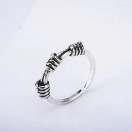 Cluster Rings Ring For Women Females Jewellery Accessory Gift Silver-Plated Resizable Design Vintage Retro 2023 Sring Good Quality