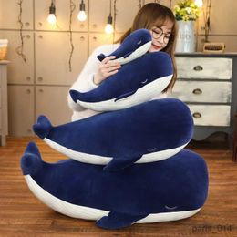 Stuffed Plush Animals 25CM Cartoon Soft Plush Toy Sea Animal Blue Whale Soft Toy Stuffed Animal Fish Children's birthday gift