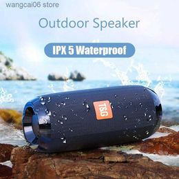 Cell Phone Speakers TG117 Mini Outdoor Portable Speaker Bluetooth Wireless Column With FM Radio MIC AUX TF hifi USB Speakers Computer PC kalonka T231026