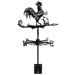 Garden Decorations Wind Vane Weathervane Farmhouse Direction Indicator Patio Decorative Yard Metal Ground