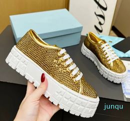 Designer Casual White Shoes Sneakers Casual Shoes Espadrilles Sneakers Women's Flats Platform Shoes White Black Leather Luxury
