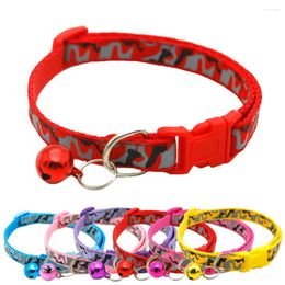 Dog Collars Breakaway Cat Collar Neck Ring Necklace Bell Pet Supplies Safety Elastic Adjustable Products With