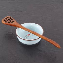 Top Quality Wooden Honey Coffee Spoon Long Mixing Bee Tools Stirrer Muddler Stirring Stick Dipper Wood Carving Spoons