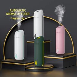 Essential Oils Diffusers Aromatherapy Machine Timed Automatic Spraying Fragrance Household Perfume Toilet Deodorising Air Purifying Diffuser 231026