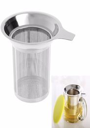 High Quality 304 Stainless Steel Tea Infuser Mesh Strainer with Large Capacity Perfect Size Tea filter mesh3271267