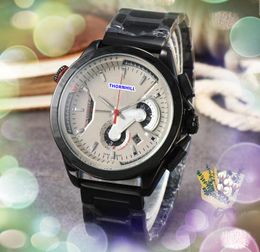 High-Quality President Men Watch Big Dial Fashion Casual clock Man Fine Stainless Steel Band Luxury Quartz Movement Chain Sapphire Mirror Wristwatch Festival Gifts