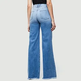 Women's Jeans Trendy Women Slim Fit Mid-Waist Flare Lightweight Flared Pants Fashion Streetwear