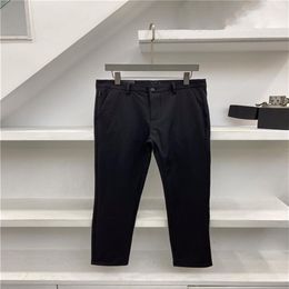 Pantaloni da uomo in moda pantaloni casual chinlon slim etch autunno e inverno usura per il tempo libero resistente al pantalone traspirante 30-38318Z