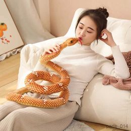 Stuffed Plush Animals 200CM Simulated Snake Plush Toy Long Stuffed Snake Children Boys Gift Home Decoration